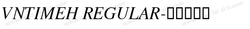 VnTimeH Regular字体转换